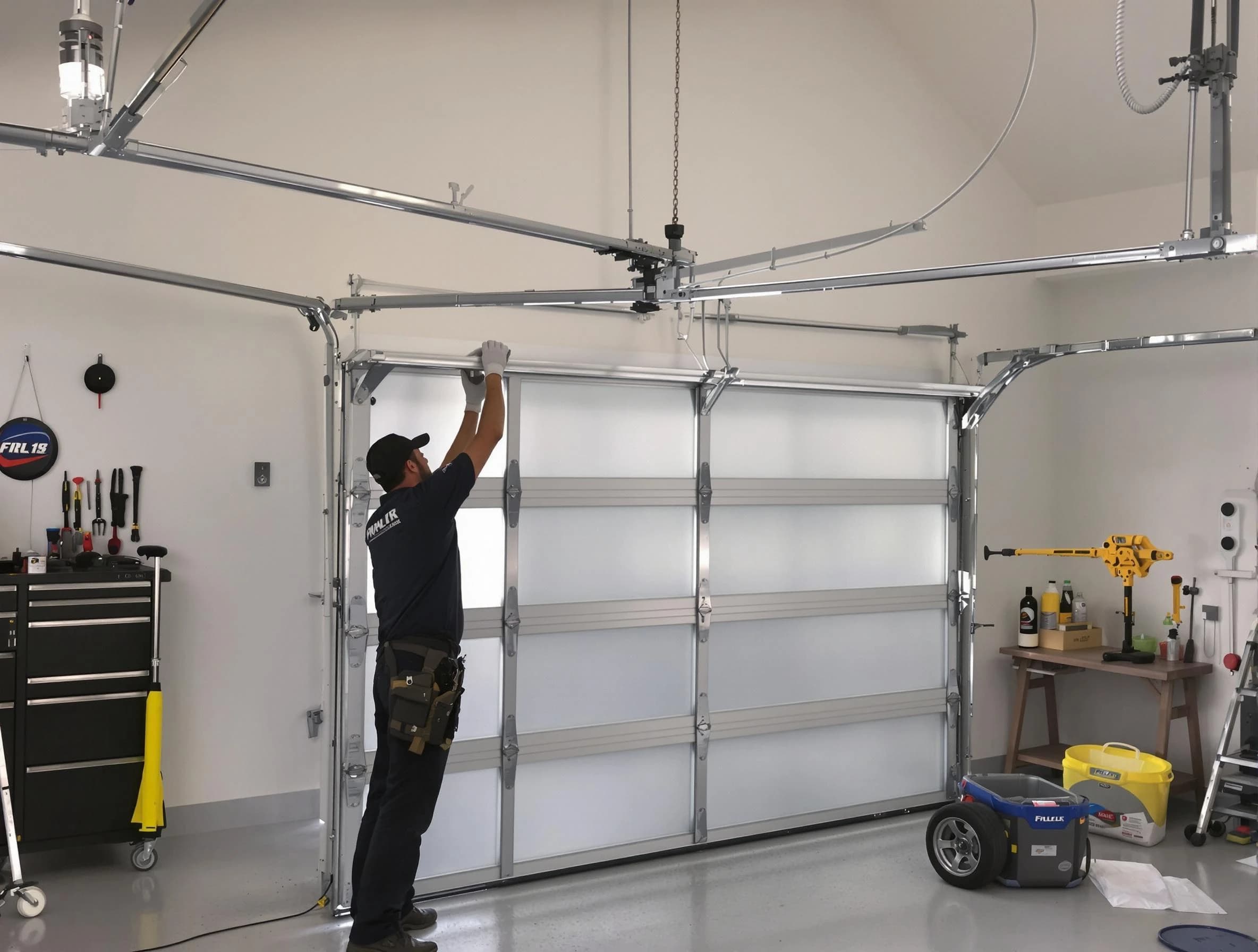 Ettrick Garage Door Repair certified team performing precision garage door installation in Ettrick