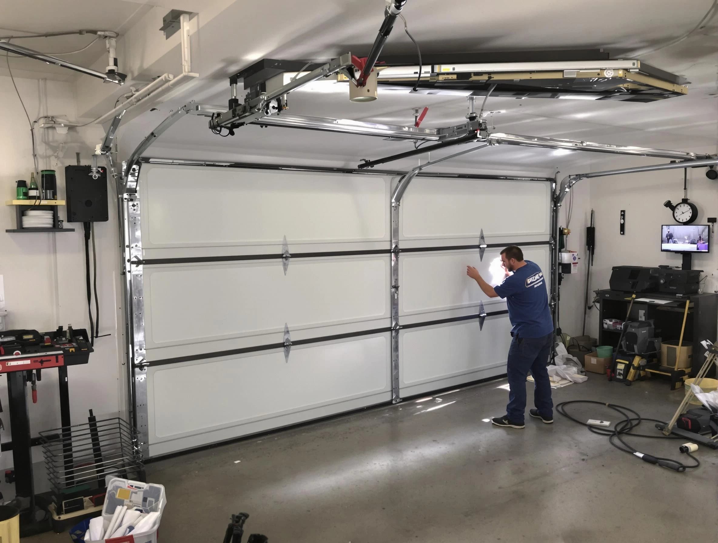 Professional garage door repair service by Ettrick Garage Door Repair in Ettrick