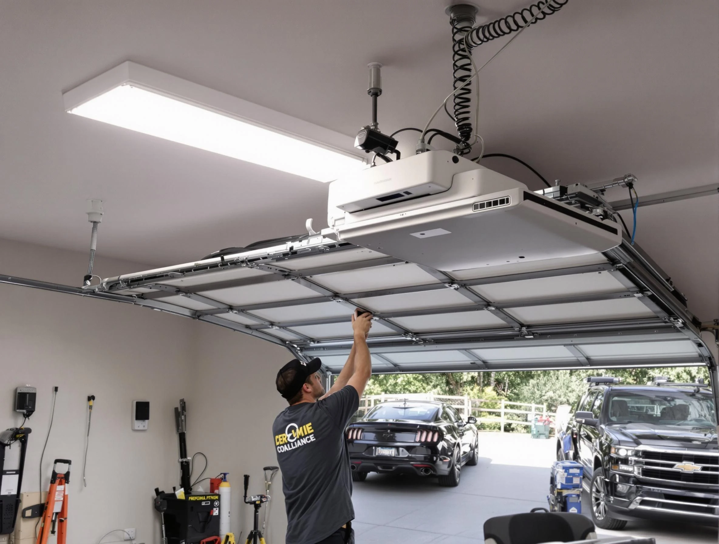 Garage Door Opener Installation in Ettrick