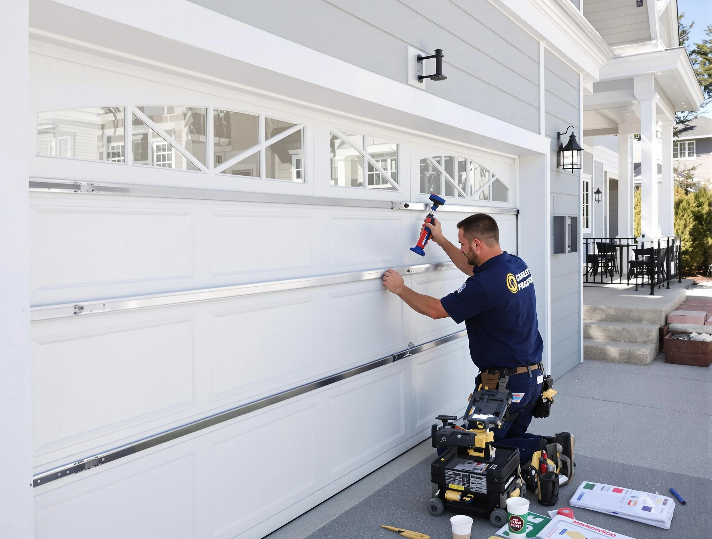 Professional garage door installation by Ettrick Garage Door Repair in Ettrick