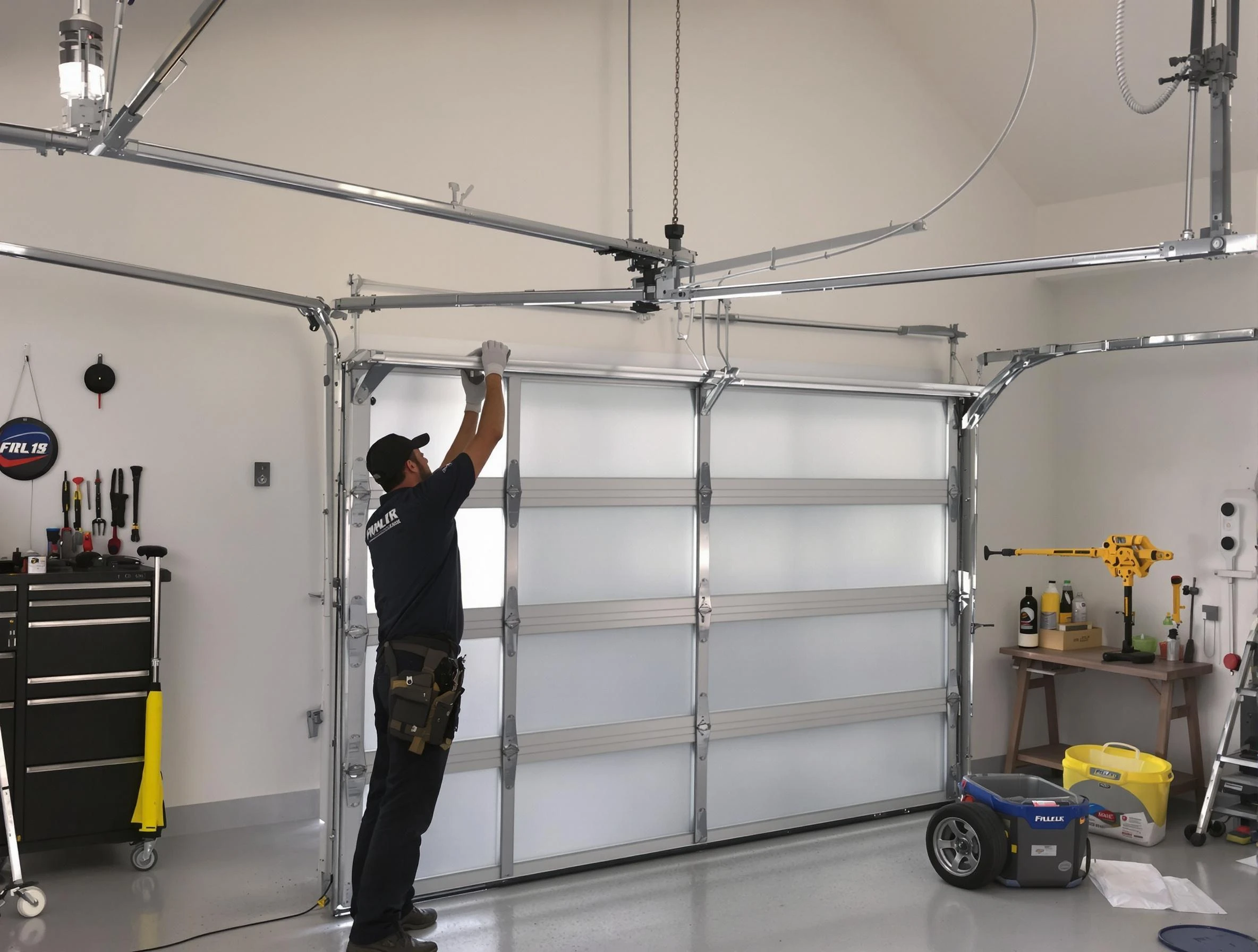 Ettrick Garage Door Repair certified team performing precision garage door installation in Ettrick
